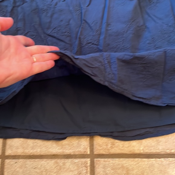 Dark blue summer dress - Picture 11 of 12